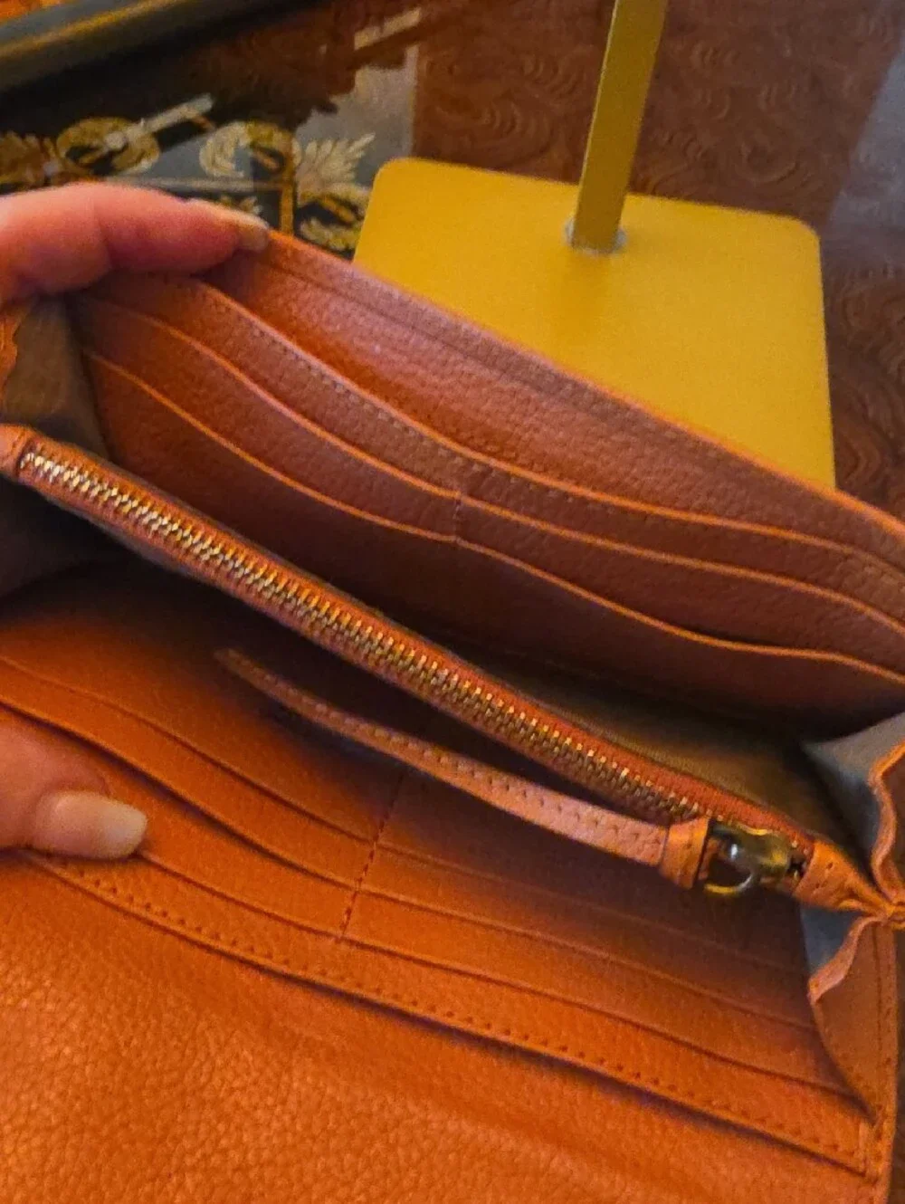 Chloe Paraty Terracota Vintage Continental LONG Wallet CLUTCH
